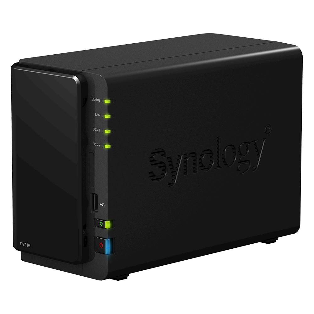 Best Buy: Synology DiskStation 2-bay External Network Storage (NAS) Black  DS216