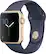 Angle. Apple - Apple Watch Series 2 42mm Gold Aluminum Case Midnight Blue Sport Band - Gold Aluminum.