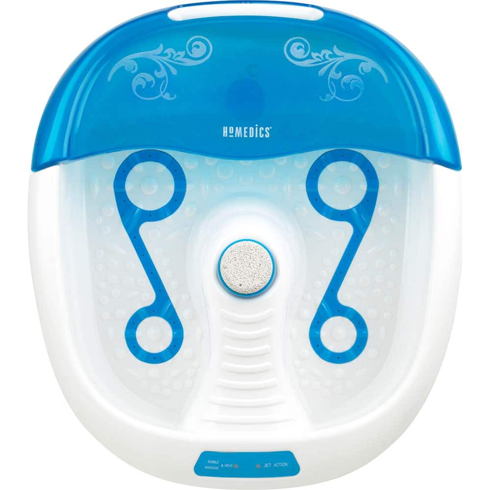 UPC 031262053107 product image for HoMedics - Pedicure Foot Spa with Heat - Blue/White | upcitemdb.com