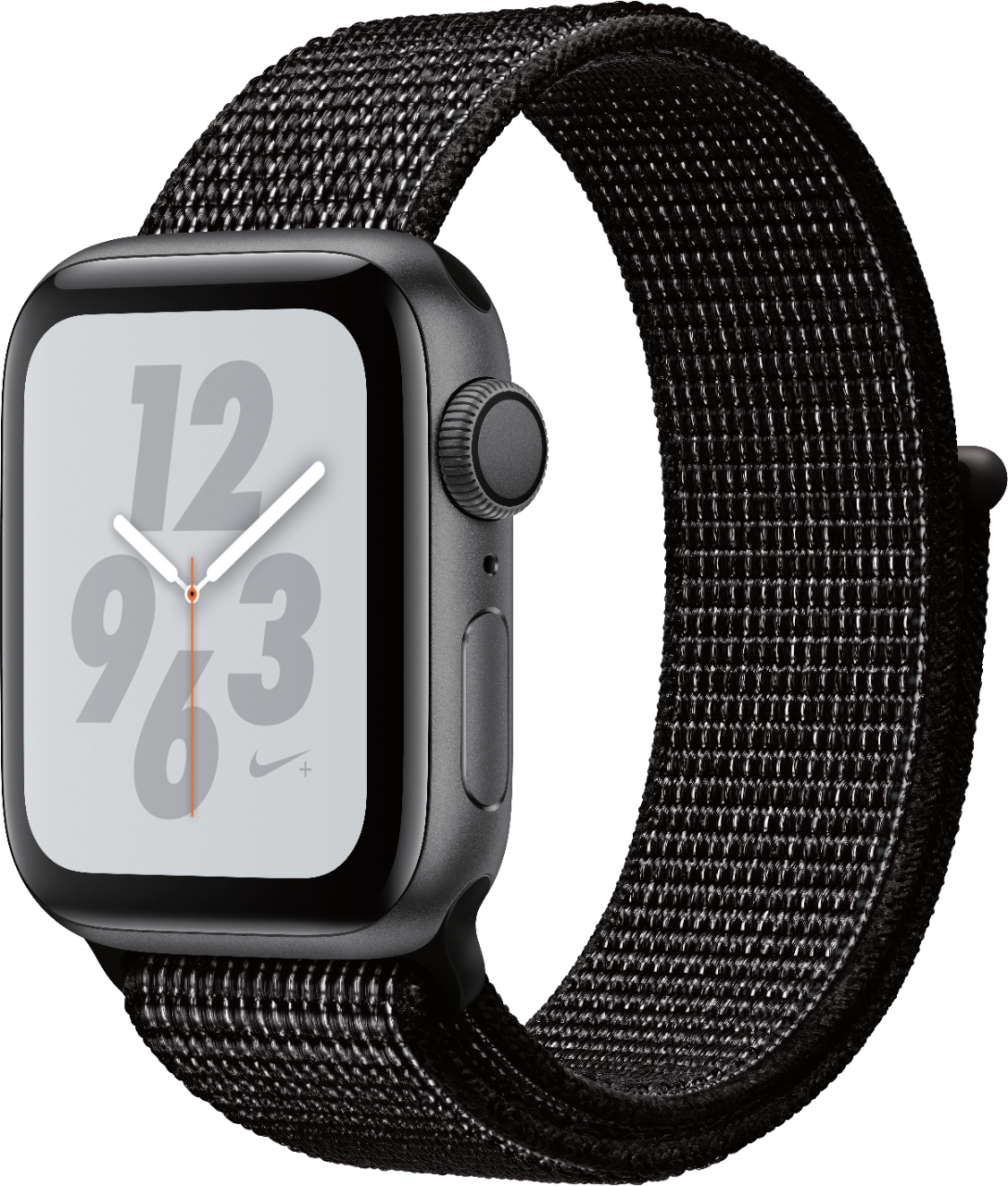 Rent to own Apple Watch Nike+ Series 4 (GPS) 40mm Space Gray Aluminum Case with Black Nike Sport Loop - Space Gray Aluminum