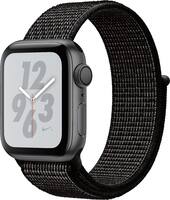 Apple - Apple Watch Nike+ Series 4 (GPS) 40mm Space Gray Aluminum Case with Black Nike Sport Loop - Space Gray Aluminum - Left_Zoom