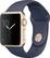 Angle. Apple - Apple Watch Series 1 38mm Gold Aluminum Case Midnight Blue Sport Band - Gold Aluminum.