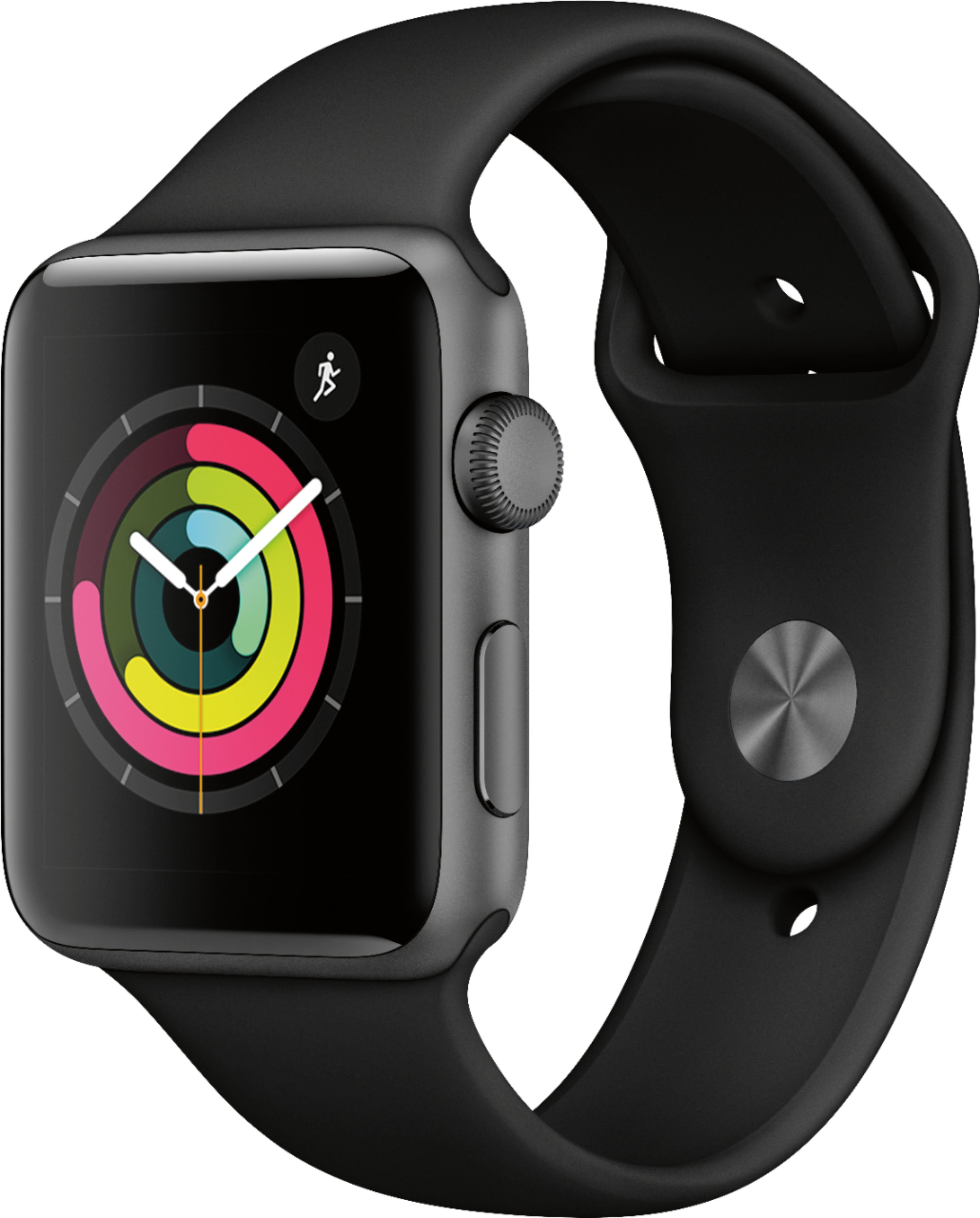 Best Buy: Apple Watch Series 3 (GPS) 42mm Aluminum Case with Black