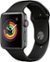 Apple Watch Series 3 (GPS) 42mm Aluminum Case with Black Sport Band - Space Gray Aluminum