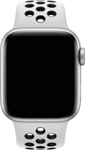 Apple Watch Nike Series 5 (GPS) 40mm Silver Aluminum Case with Pure Platinum/Black Nike Sport Band - Silver Aluminum