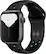 Front. Apple - Apple Watch Nike Series 5 (GPS) 40mm Aluminum Case with Anthracite/Black Nike Sport Band - Space Gray.