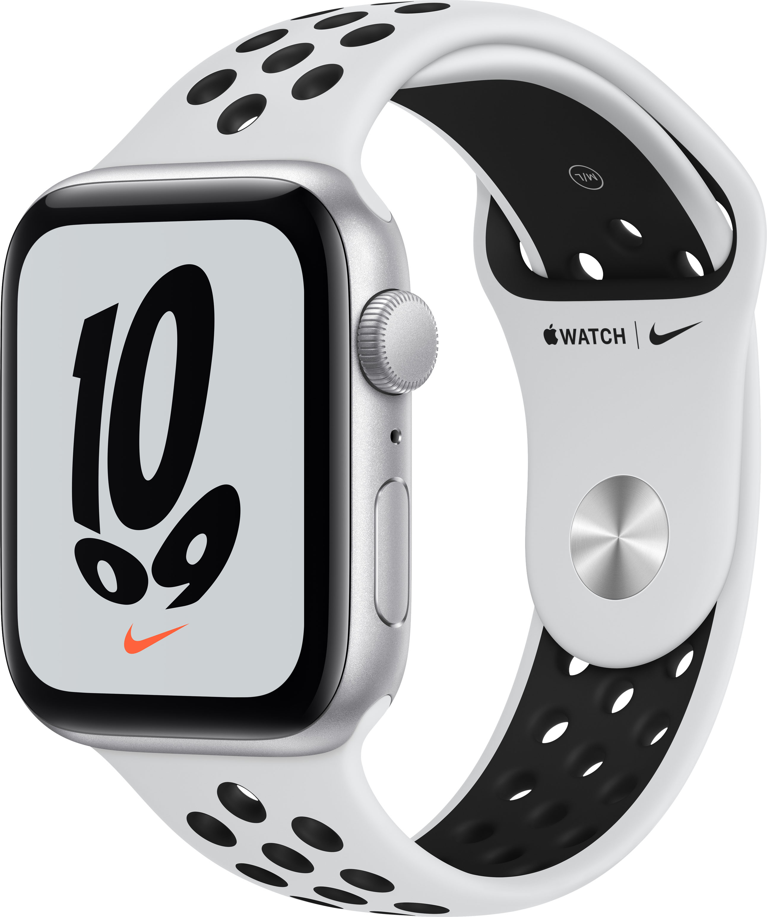Apple Watch Nike SE 1st Generation (GPS) 44mm Aluminum Case with Nike Sport  Band Silver MKQ73LL/A - Best Buy
