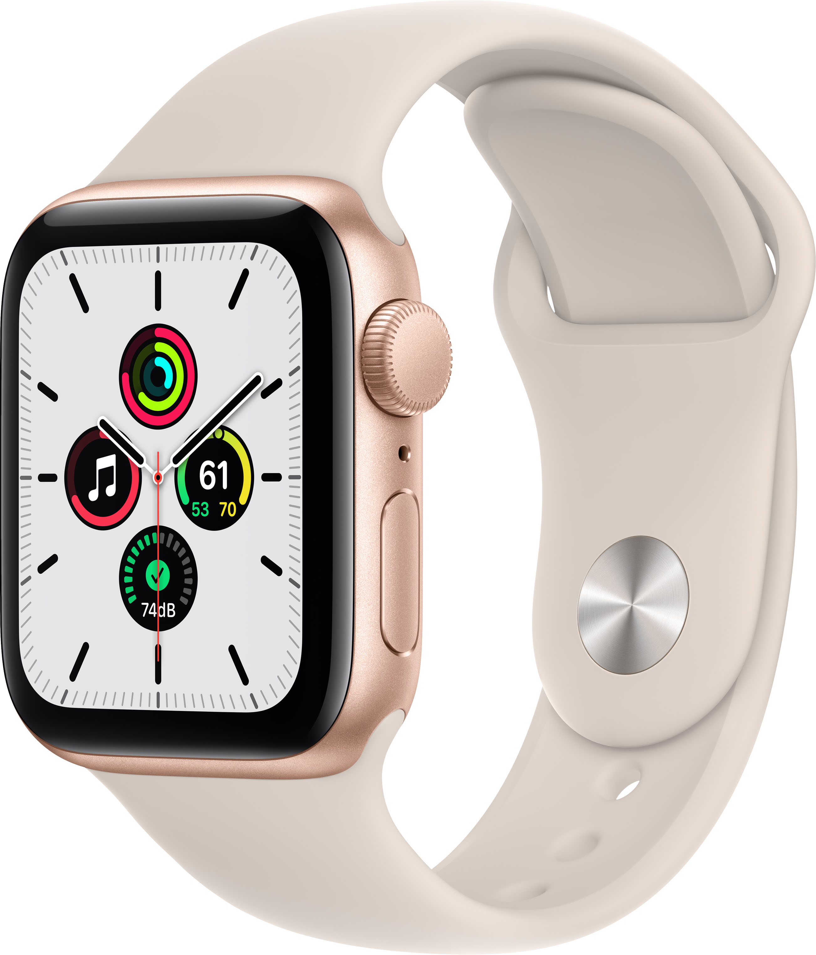 販売中です Apple Watch SE GPS 40mm MKQ03J/A ゴールド 腕時計 