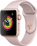 Best Buy: Apple Watch Series 3 (GPS), 42mm Gold Aluminum Case with 