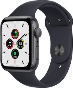 Apple Watch SE (1st Generation GPS) 44mm Space Gray Aluminum Case with Sport Band - Space Gray 苹果