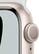 Alt View 12. Apple - Refurbished Apple Watch Nike Series 7 (GPS) 41mm Starlight Aluminum Case with Pure Platinum/Black Nike Sport Band - Starlight.