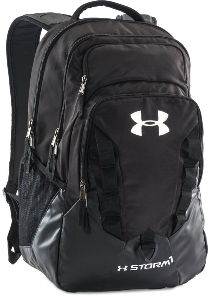 black and teal under armour backpack