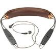 Klipsch - Reference X12 Wireless In-Ear Behind-the-Neck Headphones - Black/brown - Larger Front