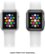 Alt View Zoom 11. Modal™ - Bumper for Apple Watch® 38mm (2-Pack) - Space Gray/Clear.