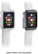 Angle Zoom. Modal™ - Bumper for Apple Watch® 42mm (2-Pack) - Space Gray/Clear.