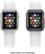 Alt View Zoom 11. Modal™ - Bumper for Apple Watch® 42mm (2-Pack) - Space Gray/Clear.