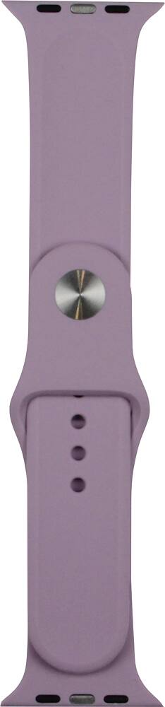 Angle. Apple - Silicone Watch Band for Apple Watch ® 42mm - Lavender.