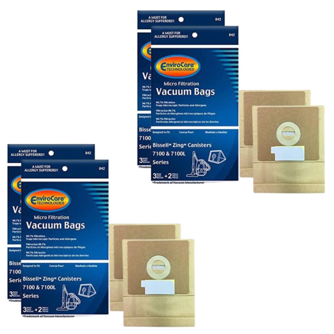 EnviroCare - 12 Pack Replacement Vacuum Bags for Part #842