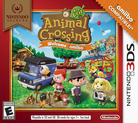 Front. Nintendo - Nintendo Selects: Animal Crossing: New Leaf - Welcome amiibo. - E (Everyone)