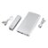 Front Zoom. DENAQ - 8000 mAh and 2600 mAh Portable Charger Kit for Most USB-Enabled Devices - Silver.