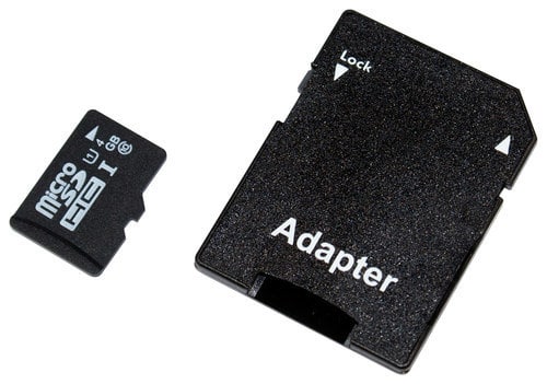 Front. EP Memory - GorillaFlash 4GB microSDHC Class 10 Memory Card - Black.