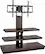 Angle. Insignia™ - TV Stand for Most Flat-Panel TVs Up to 55" - Dark Brown.