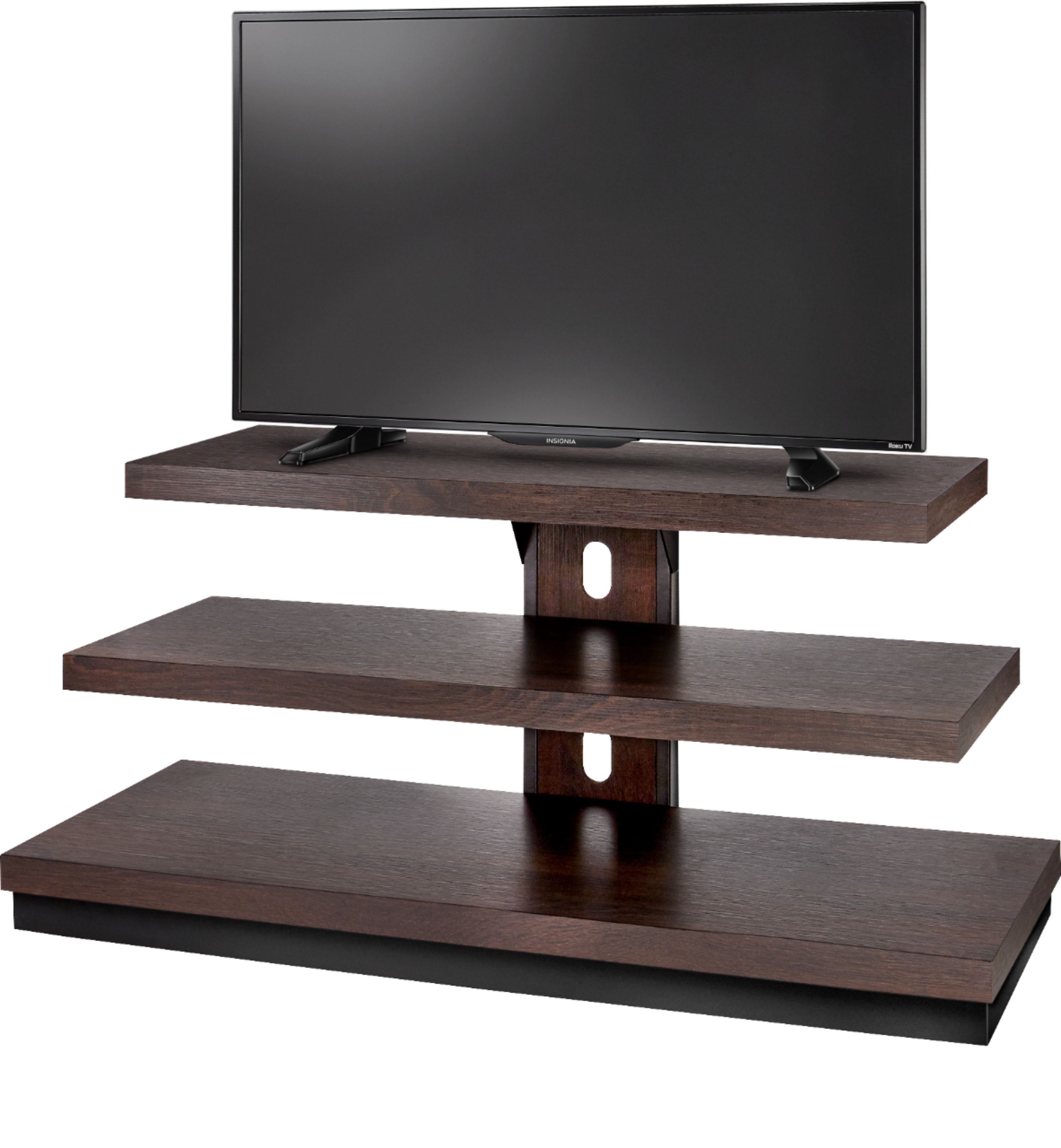 Insignia Tv Stand For Most Flat Panel Tvs Up To 55 Dark Brown Ns