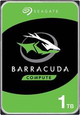 Front. Seagate - Barracuda 1TB Internal SATA Hard Drive for Desktops - Silver.