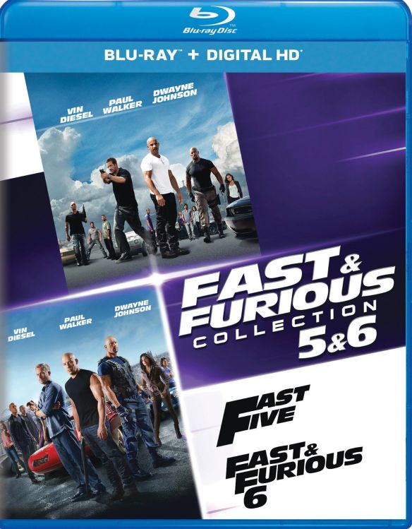  Fast and Furious Collection: 5 and 6 [Includes Digital Copy] [Blu-ray] [2 Discs]