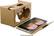 Alt View 11. Google - Cardboard Virtual Reality Headset - brown.