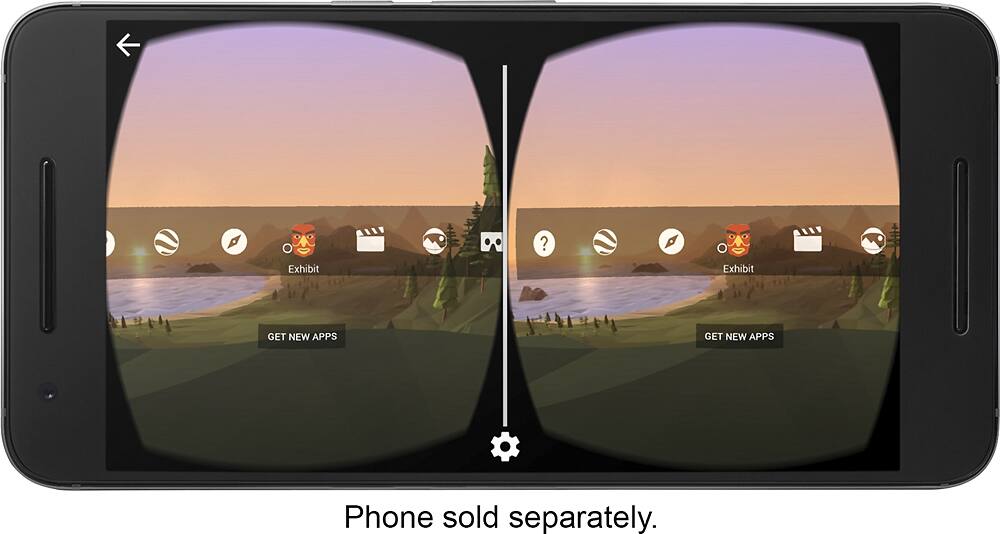 Alt View 12. Google - Cardboard Virtual Reality Headset - brown.