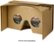 Left. Google - Cardboard Virtual Reality Headset - brown.