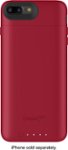 Front Zoom. mophie - Juice Pack External Battery Case with Wireless Charging for Apple® iPhone® 7 Plus and 8 Plus - Red.