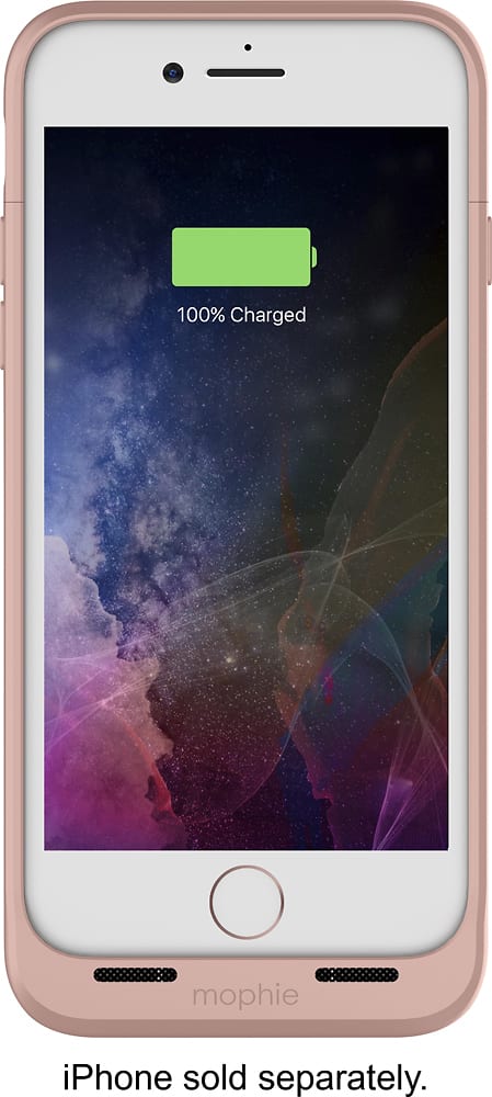 Best Buy Mophie Juice Pack External Battery Case With Wireless Charging For Apple Iphone 7 And 8 Rose Gold 48383bbr