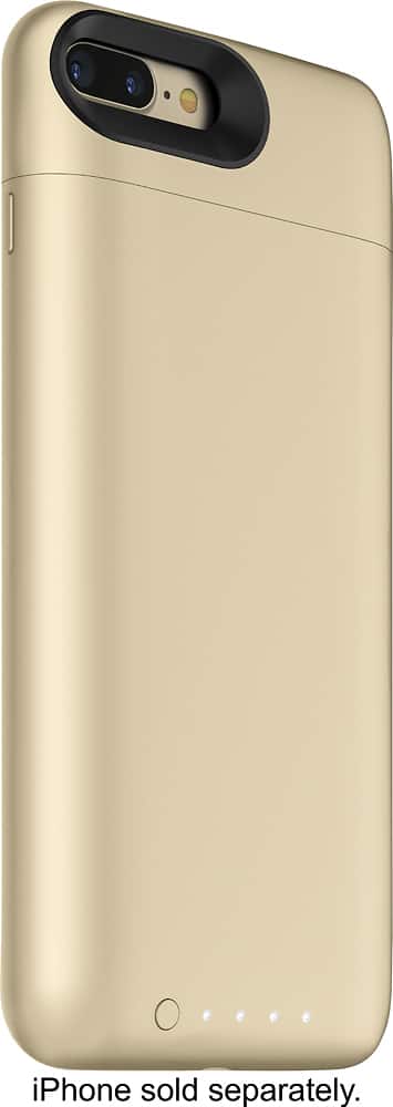 Best Buy Mophie Juice Pack External Battery Case With Wireless Charging For Apple Iphone 7 Plus And 8 Plus Gold 48387bbr