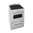 Premier - Freestanding Electric Range - White - Angle