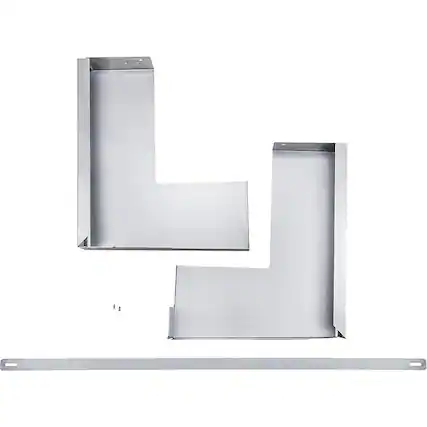 Front. GE - 36" Over-the-Range Microwave Accessory Filler Kit - Stainless Steel.