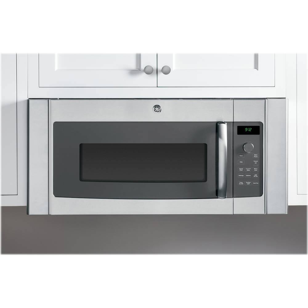 Alt View 11. GE - 36" Over-the-Range Microwave Accessory Filler Kit - Stainless Steel.