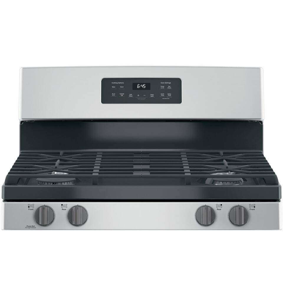 GE 5.0 Cu. Ft. SelfCleaning Freestanding Gas Range Stainless steel