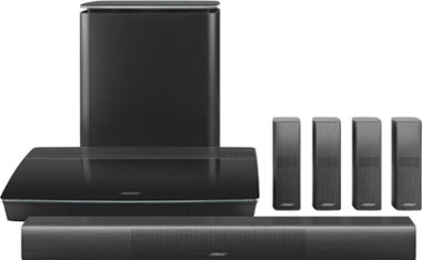 Bose - 5.1-Channel Lifestyle 650 Home Theater System - Black - Front_Zoom