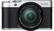 Front. Fujifilm - X-A10 Mirrorless Camera with XC 16-50mm OIS II Lens - Silver.