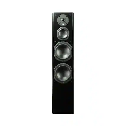 Front. SVS - Prime Dual 6-1/2" Passive 3.5-Way Floor Speaker (Each) - Premium black ash.
