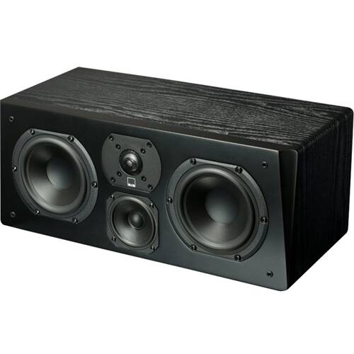 Angle. SVS - Prime Dual 5-1/4" Passive 3-Way Center-Channel Speaker - Premium black ash.