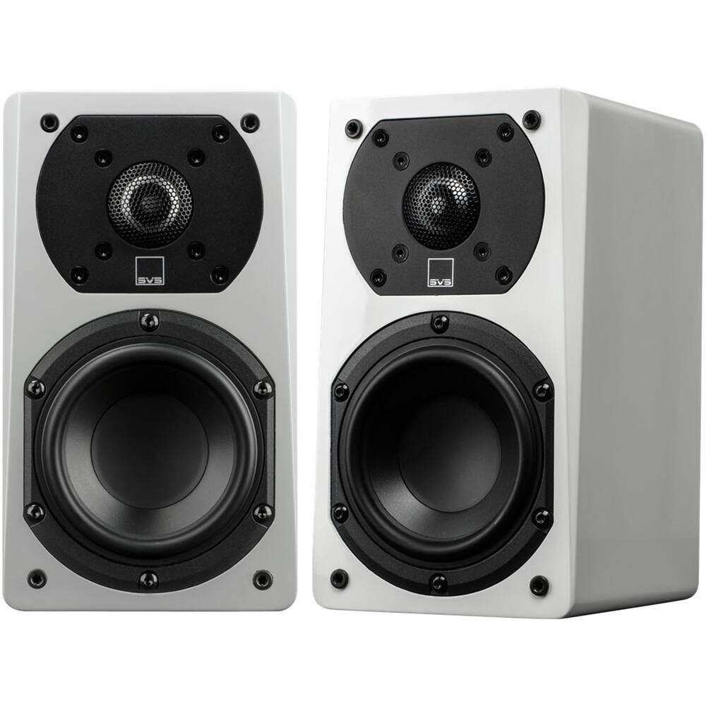 SVS - Prime 4-1/2" Passive 2-Way Speakers (Pair) - Piano Gloss White