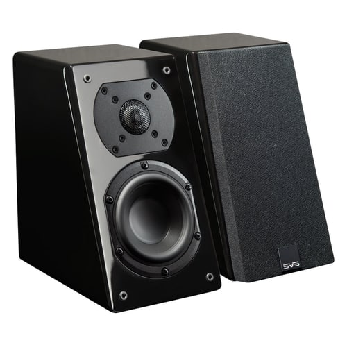 SVS - Prime 4-1/2" Passive 2-Way Speakers (Pair) - Gloss piano black - Angle