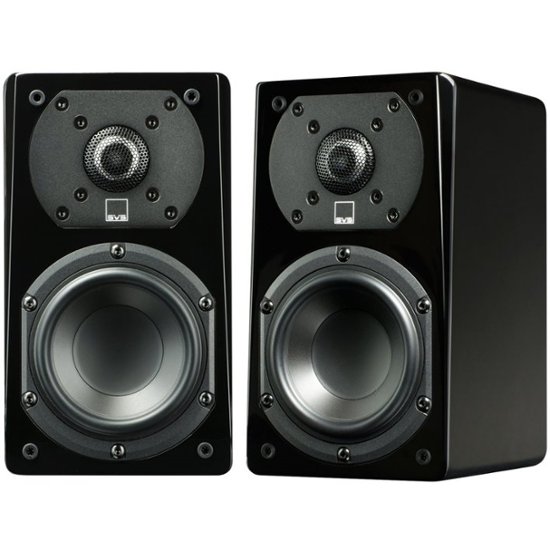 Front Zoom. SVS - Prime 4-1/2" Passive 2-Way Speakers (Pair) - Gloss piano black.