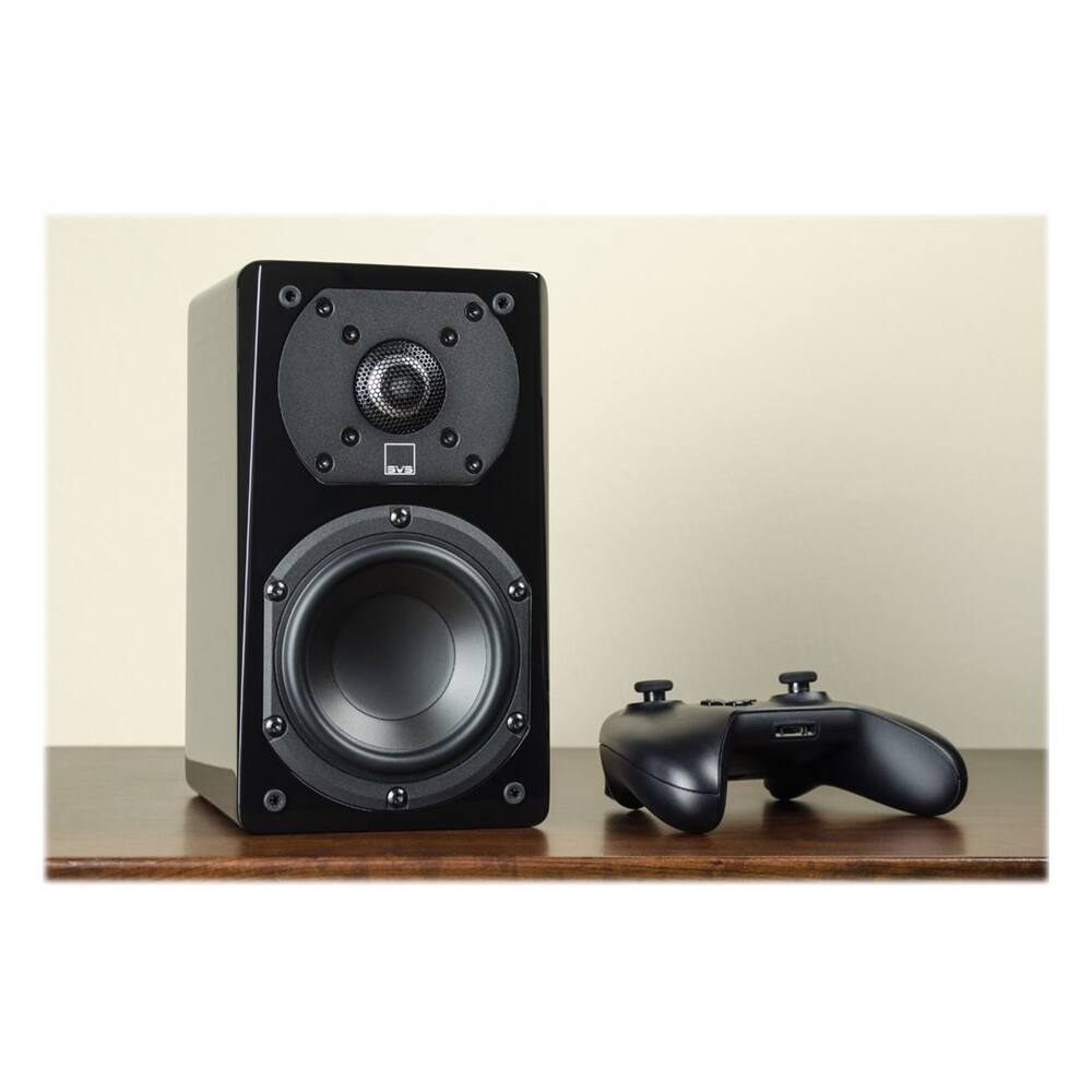 Alt View 14. SVS - Prime 4-1/2" Passive 2-Way Speakers (Pair) - Gloss piano black.