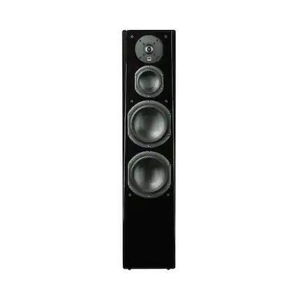 Front. SVS - Prime Dual 6-1/2" Passive 3.5-Way Floor Speaker (Each) - Gloss piano black.