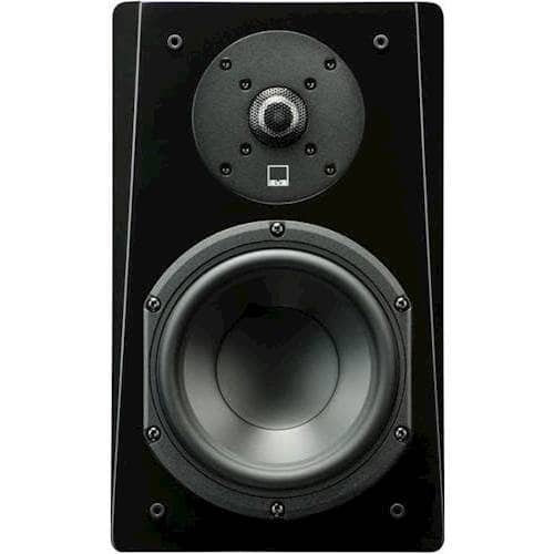 SVS - Prime 6-1/2" 2-Way Bookshelf Speaker (Each) - Black Ash - Front_Zoom