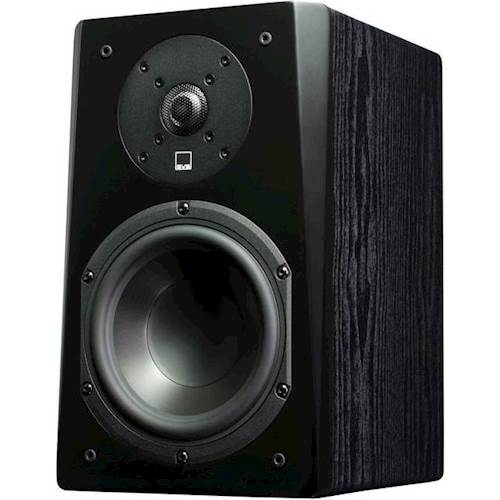 Left View: SVS - Prime 4-1/2" Passive 2-Way Speakers (Pair) - Premium black ash